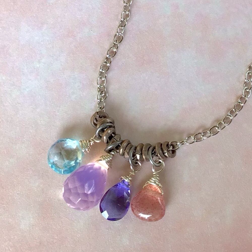 New Gemstone Sundance Charm necklace